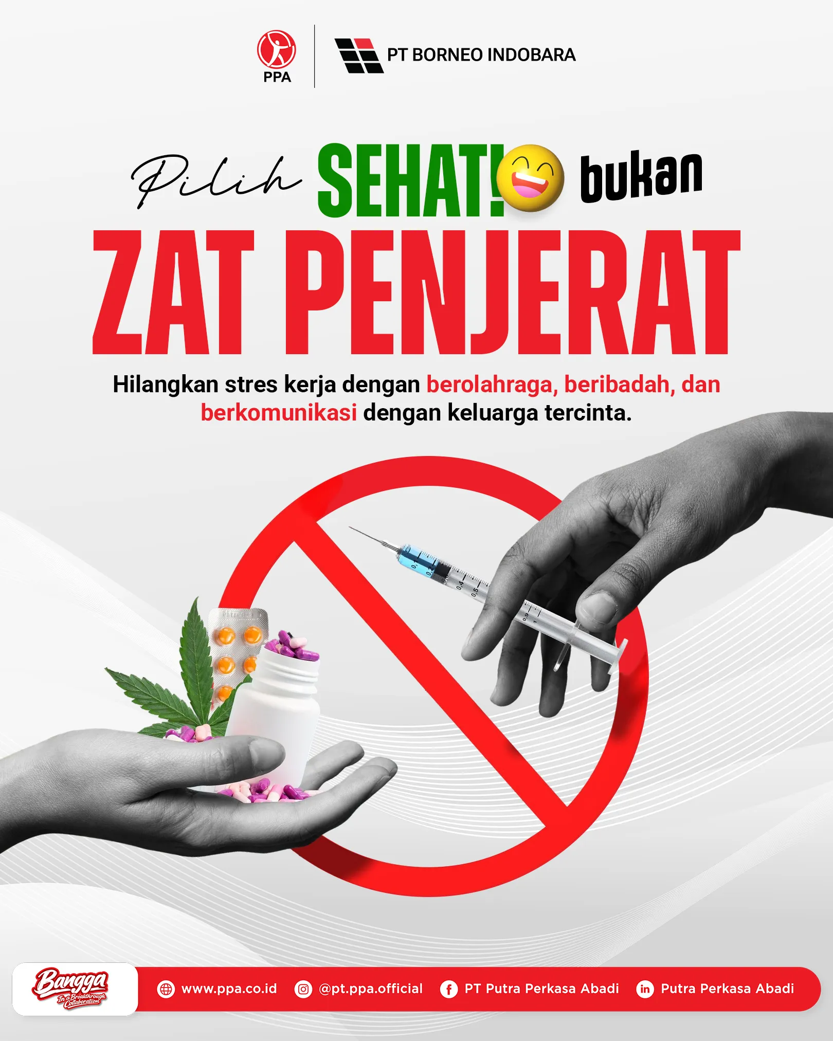 Kelola Stres dengan Gaya Hidup Sehat: Pilih Prestasi, Bukan Zat Penjerat!